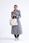 Zoozie Bags Bolso Tote de Lona Color Crema
